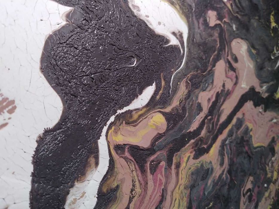 Картина акрилом "Поток" – уникальное современное искусство