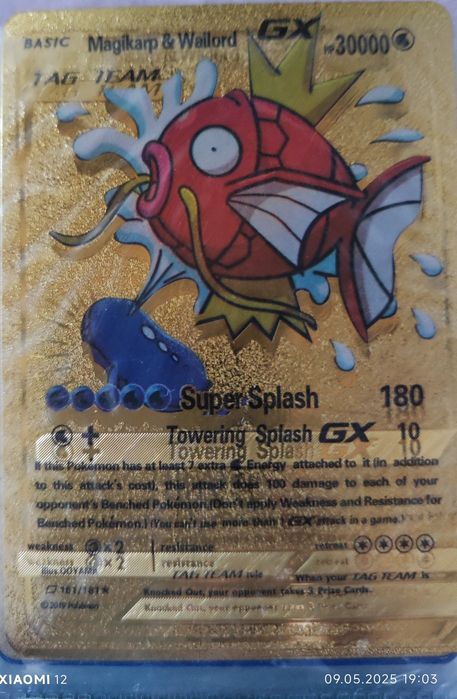 8 Cărți Pokemon Aurii