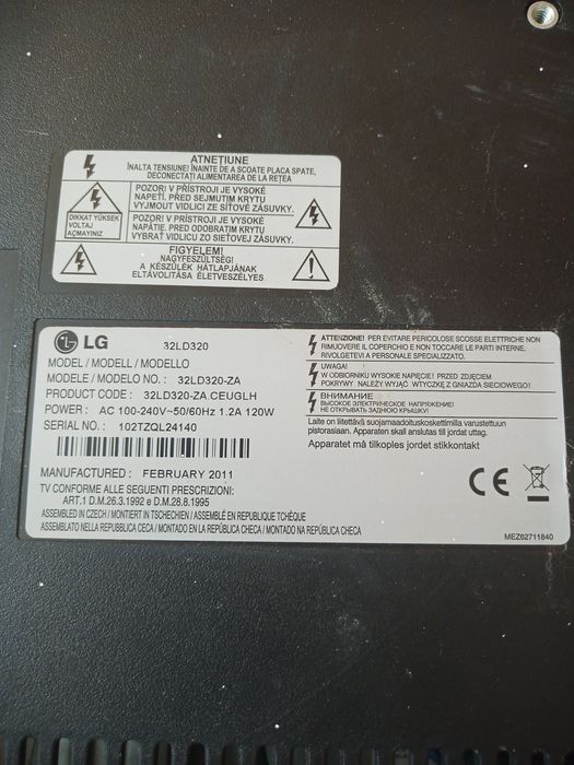 Televizor LG model 32LD320-ZA