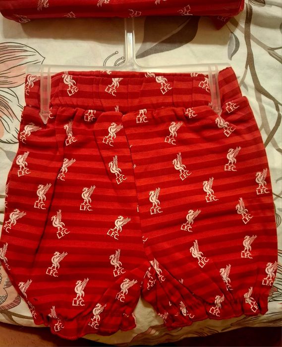 Детско боди  на Ливърпул  и къси гащички 6-9 м, 9-12, 12-18