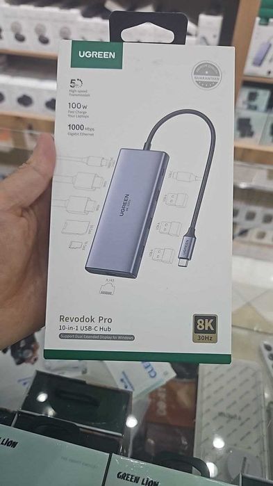 UGREEN Hub 10 in 1 — универсальный USB-C хаб. Есть доставка