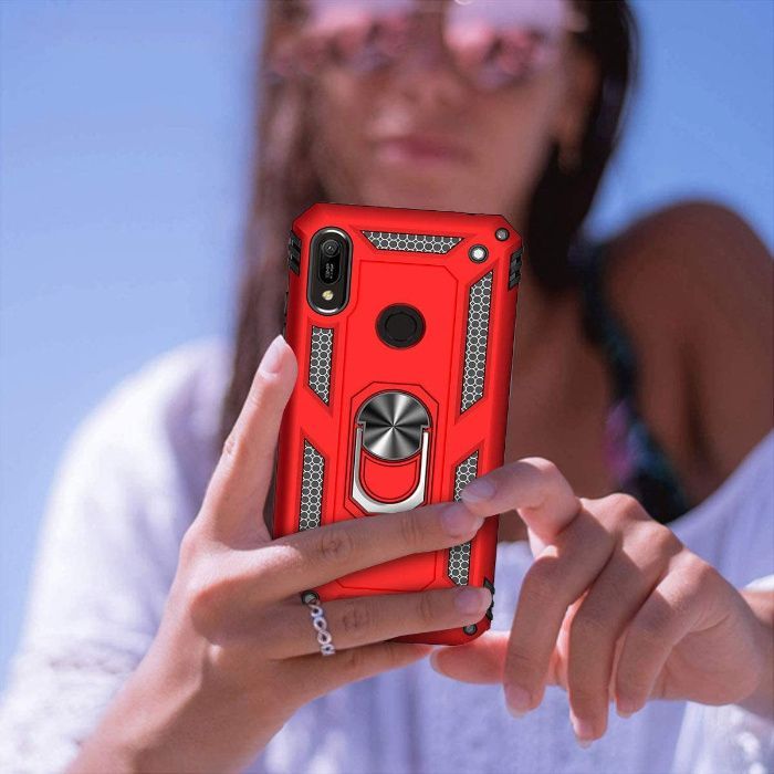 Husa hybrid ARMOR cu inel pt. Huawei Y6 2019 , Y6s 2019, Y7 2019