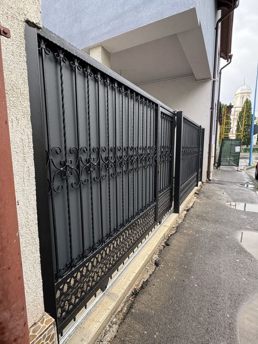 Porti si panouri gard fier forjat sau teava confectii metalice