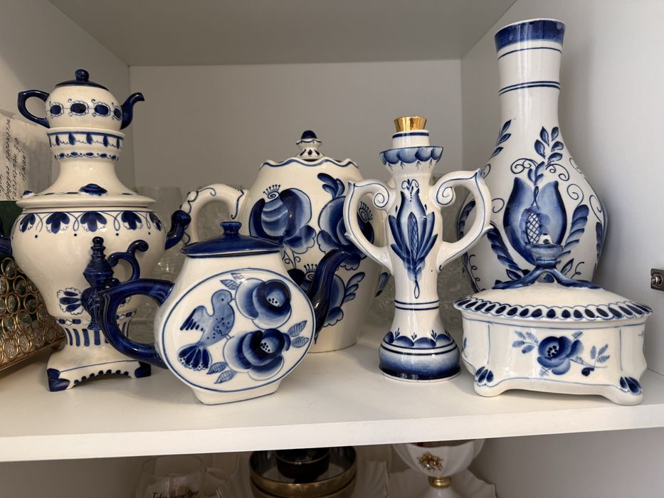 Продам набор Гжель . СССР .