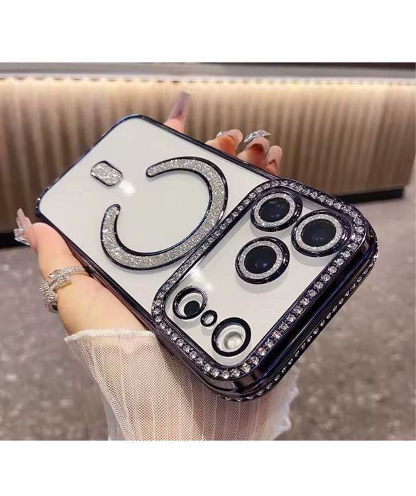Iphone 17 17 AIR 17 PRO 17 PRO MAX - Husa Magsafe Stone Camera Protect