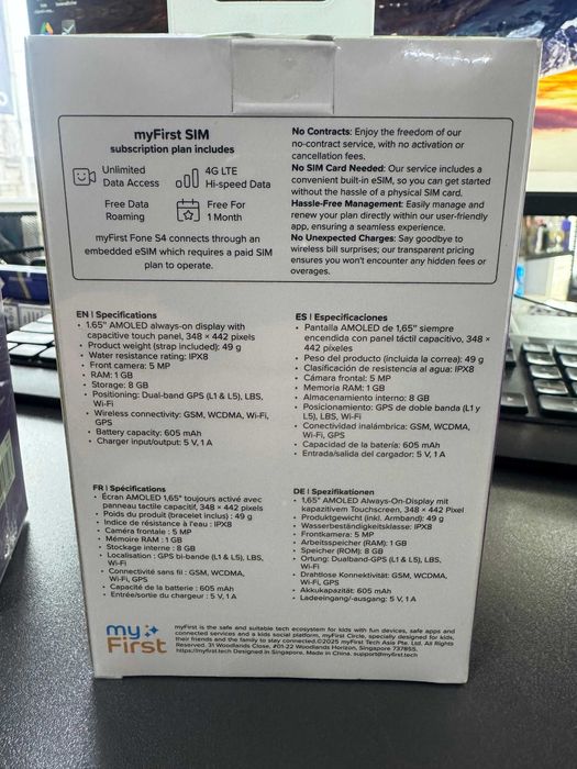 Ceas myFirst Fone S4 sigilat eSim