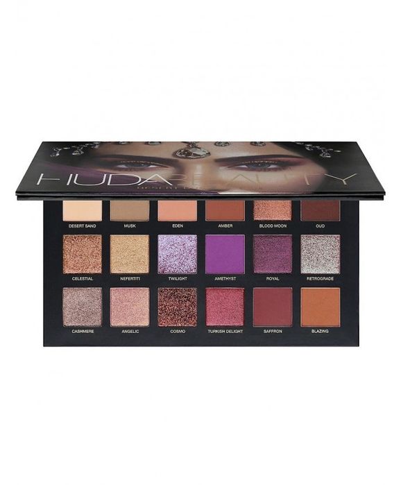 Палетка теней huda beauty