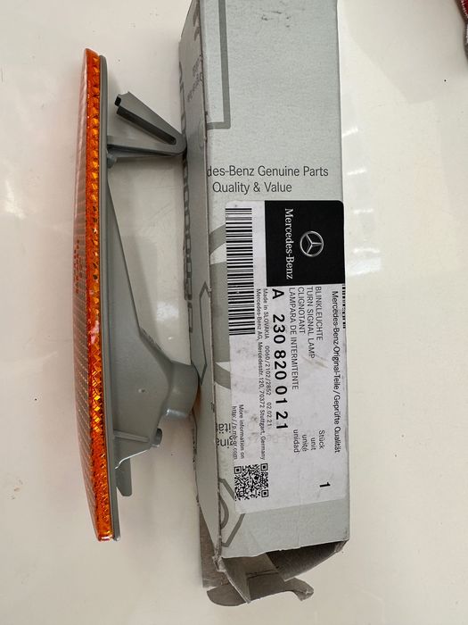 Мерцедес габарит & странична светлина