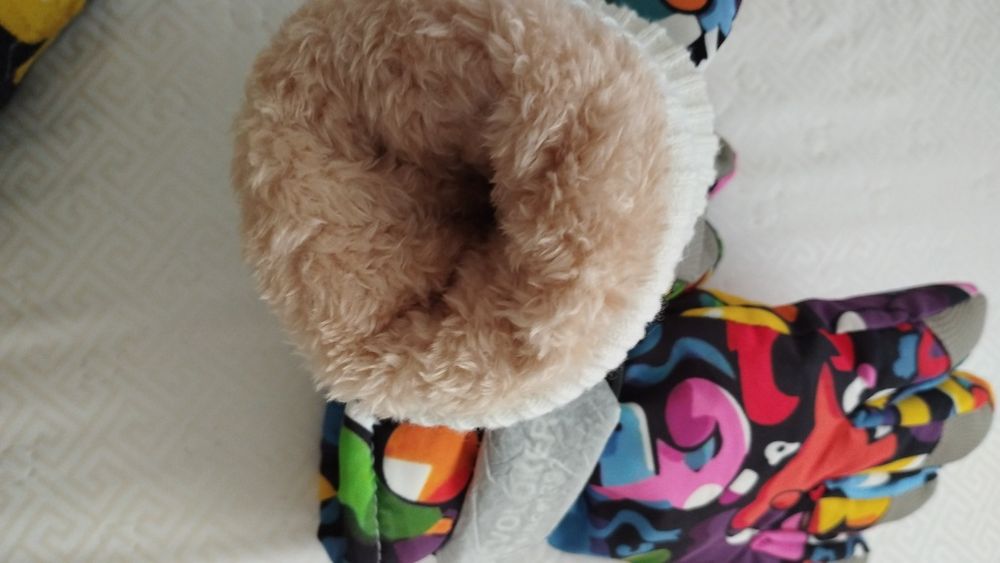 Детские теплые непромокаемые перчатки