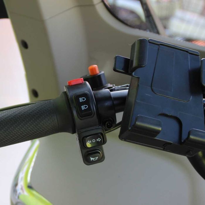 Триместна електрическа триколка Max Motors LUXURY BUS Green