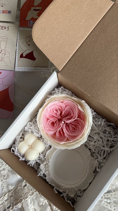 Свечи и декор бонбоньерки тойбастар