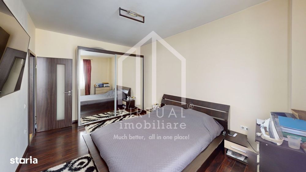 Apartament cu 3 camere, 78mp utili + balcon (9mp), etaj 2/4 - Turnisor