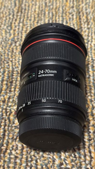 Obiective canon zoom lens ef  24-70 1:2.8  L ii 2 usm