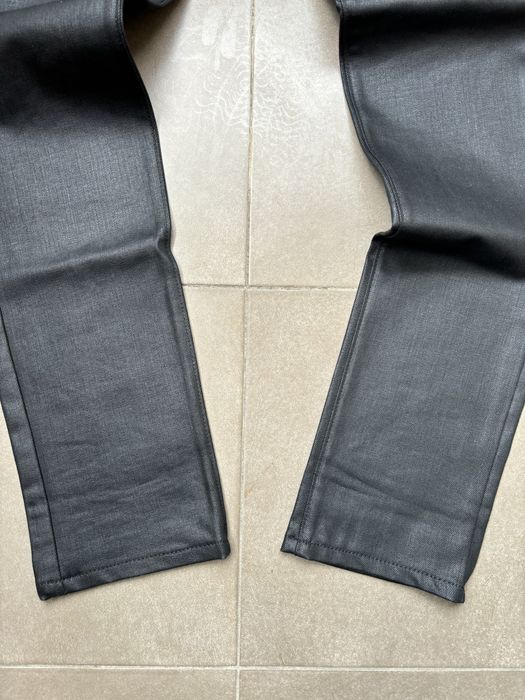 Naked & Famous Denim – Black Waxed Jeans