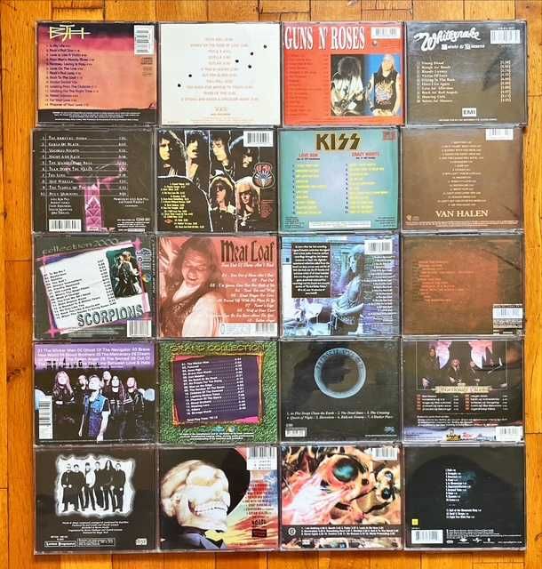 Lot CD rusesti rock&pop: Pink Floyd, Zappa, Jethro Tull, Maiden, Smokie, Wakeman, De Lucia