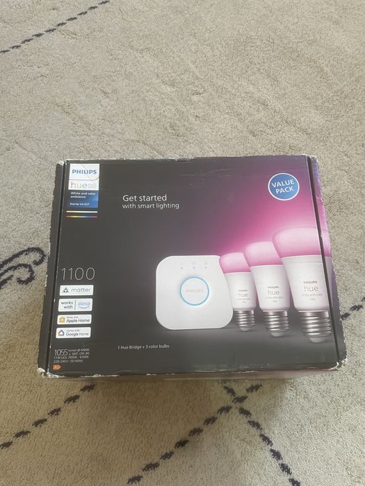 Philips HUE 1100 стартов комплект Е27