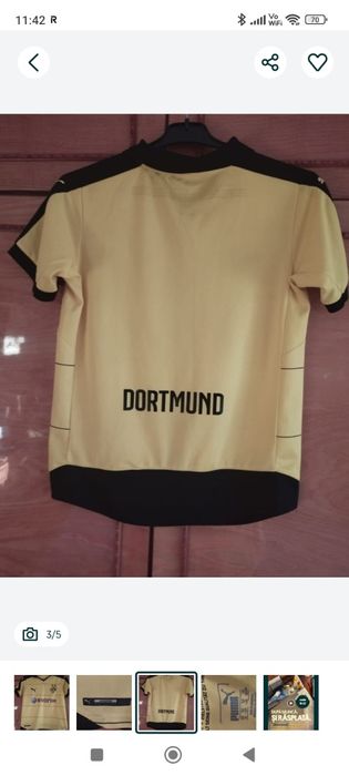 Vând tricou și compleu fotbal cu Borussia Dortmund