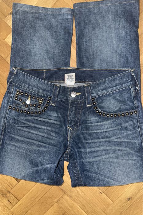 Дьнки vintage true religion Ricky Y2k jeans унисекс