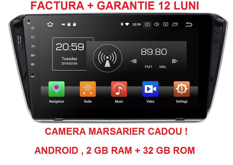 Navigatie Skoda Superb 3 ( 2015 + ) Garantie Camera Marsarier Noua