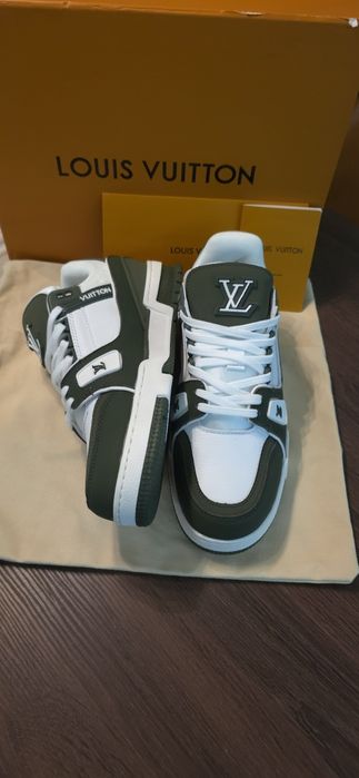 Louis vuitton trainers green 36-46