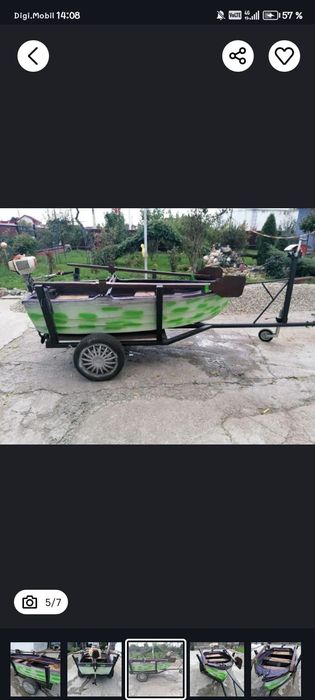 Vând Barca cu motor