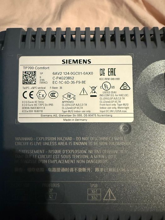 PLC Siemens S7-1500 CPU 1515-2 PN + HMI Siemens TP700 Comfort – noi