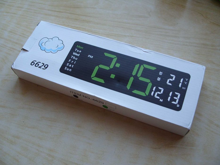 Голям електронен чаcoвниk DS-6629 с дистанционно управление