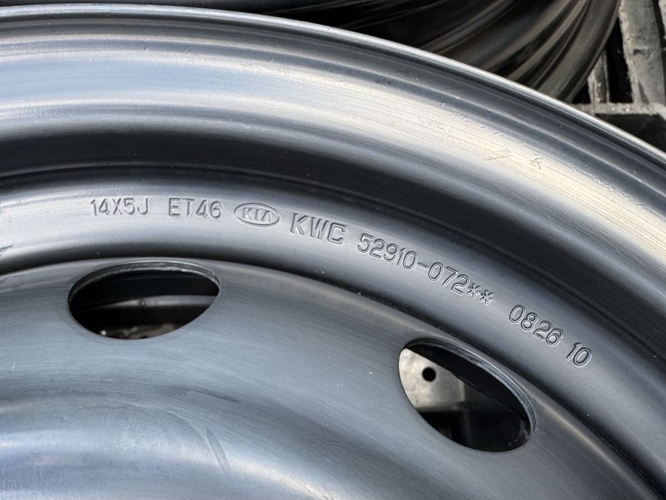 2бр.НОВИ ДЖАНТИ 14цола 4x100+ГУМИ 165/60/14-Toyota,Kia,Hyundai,Mazda