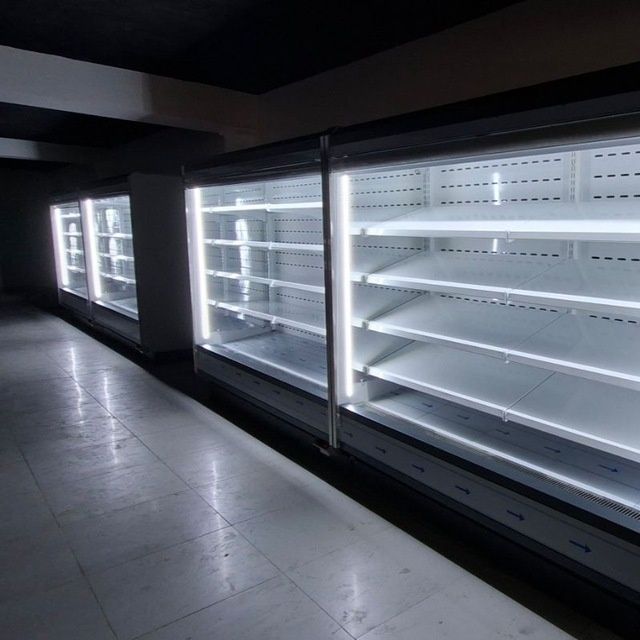 Витрина холодильник горка