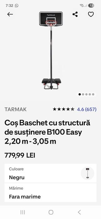 Cos de baschet de vânzare
