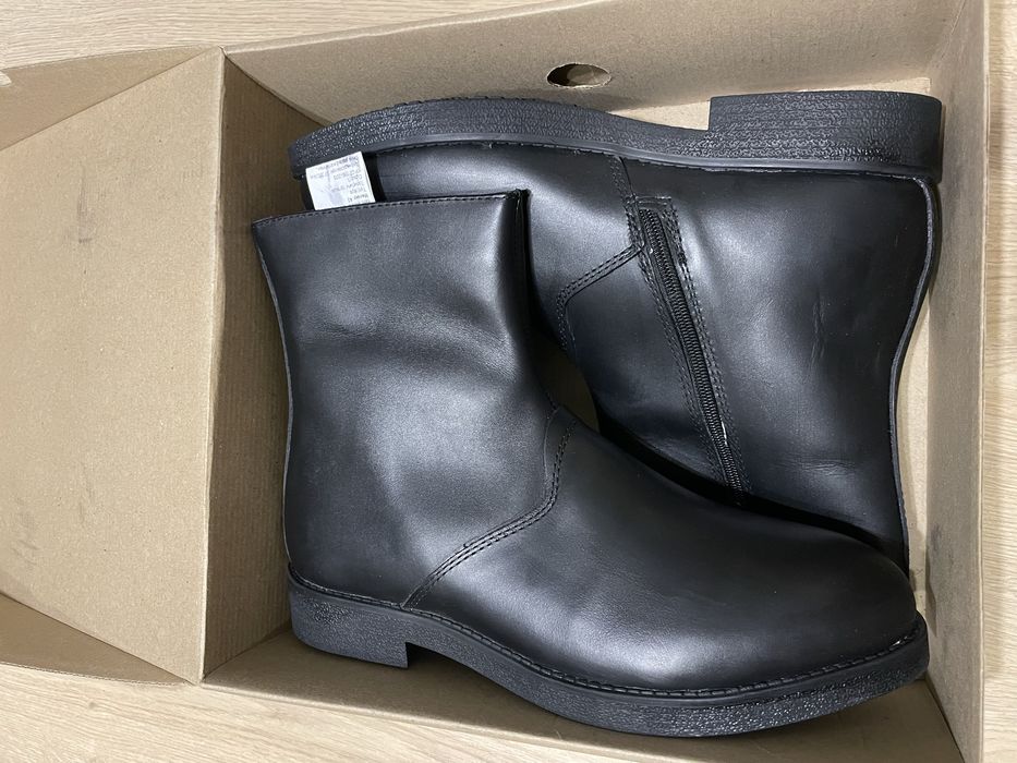 Сапоги зимние кожа