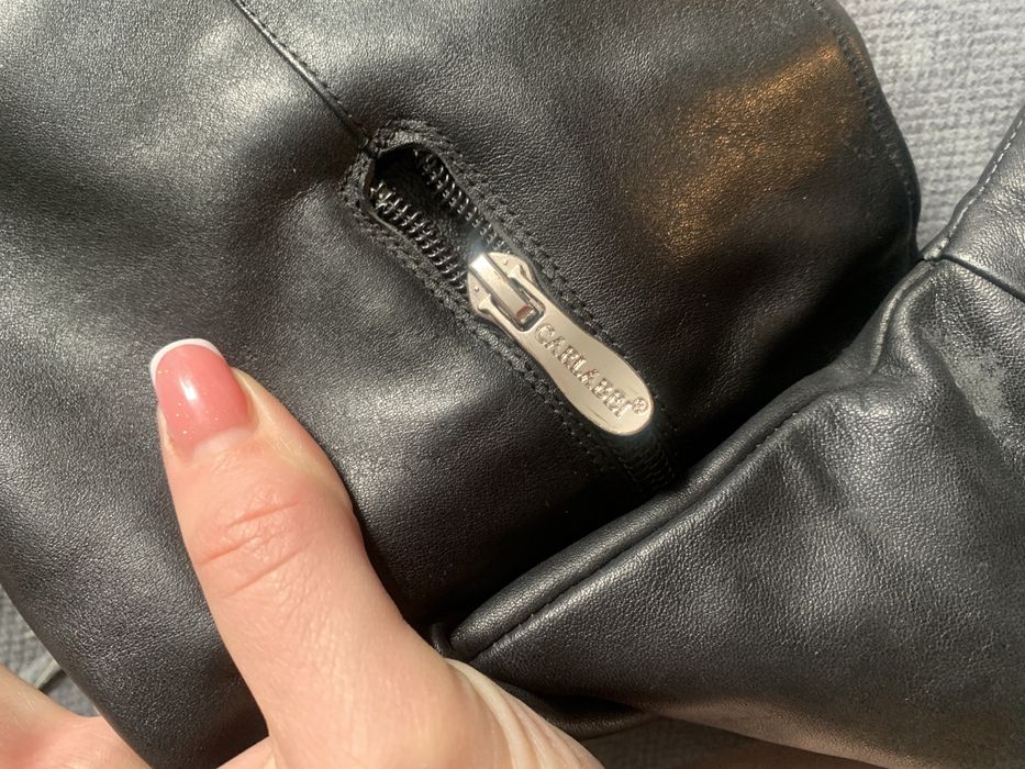 Кожаные сапоги ботфорты Carlabei