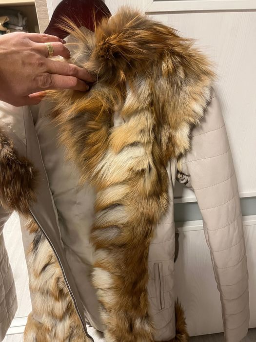 Палто от естествен косъм С размер