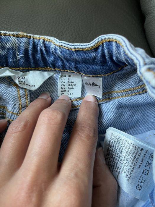 Детски панталони / дънки H&M / ризи размер 116