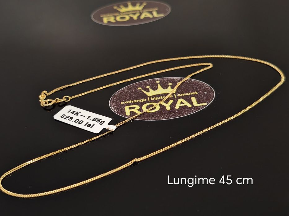 Bijuteria Royal: Lanț aur 14k 1.65 gr