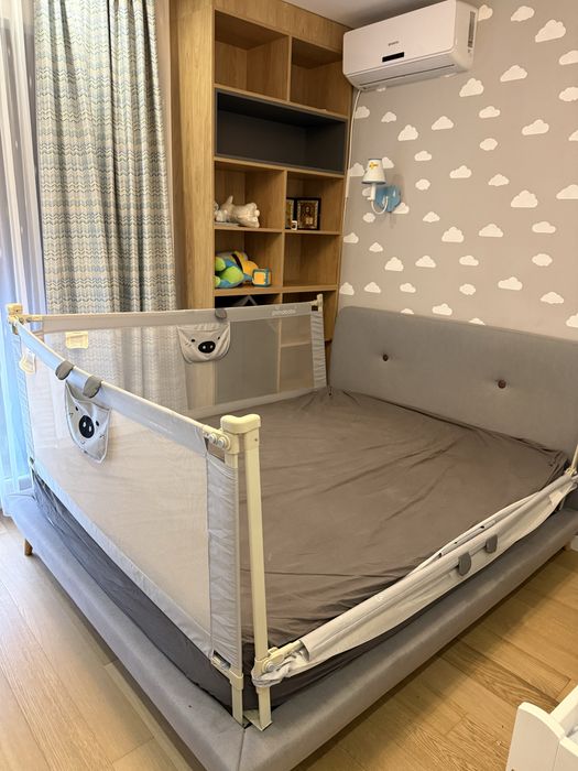 Laterale pat de protectie. Set 3 laterale pat 160 cm  x 200 cm