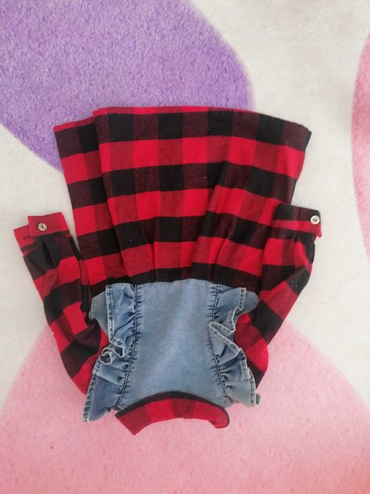 Детска зимна рокля с дълъг ракав