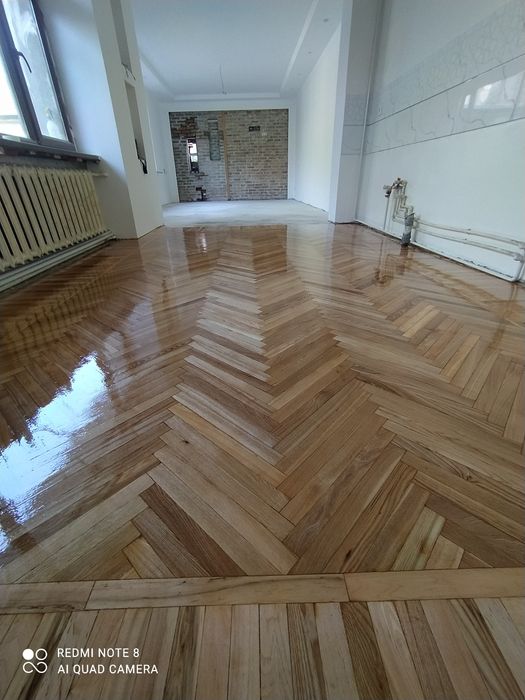 Шлифовка пол паркет