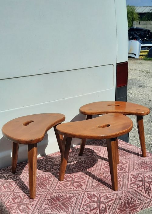 Дървени столчета за синия