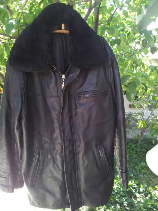 Кожанная куртка мужская