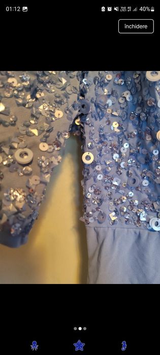 Rochie de seara și ocazie cu paiete Maya petite