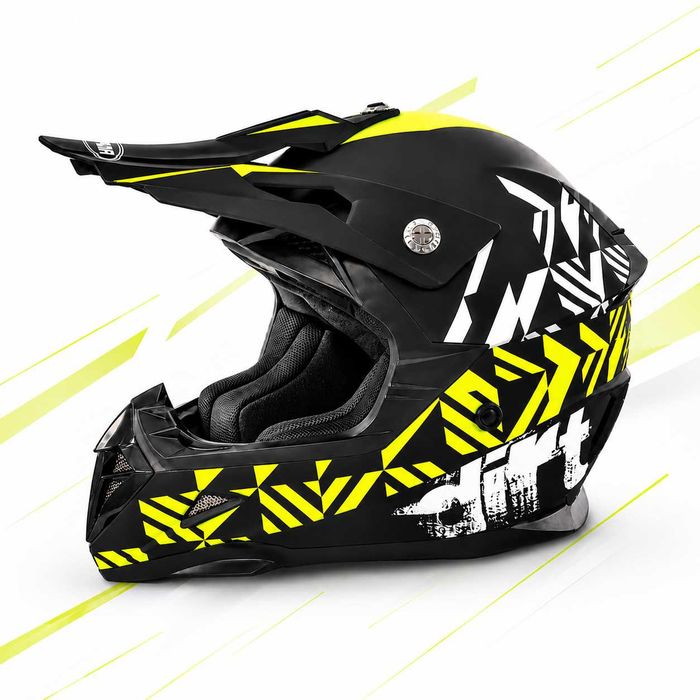 Кросова каска YEMA, Full Face, EN Сертифицирана, 7-модела, Размер: XS, S; M; L; XL