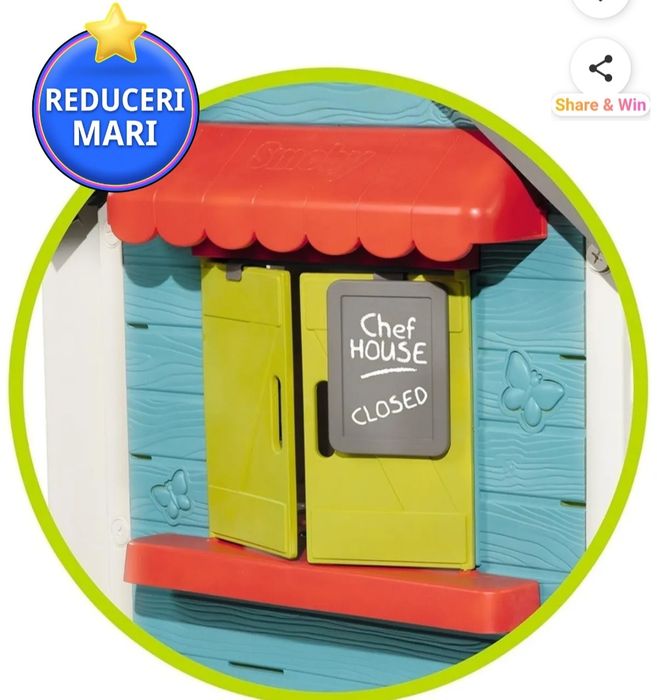 Casuta smoby chef house de lux