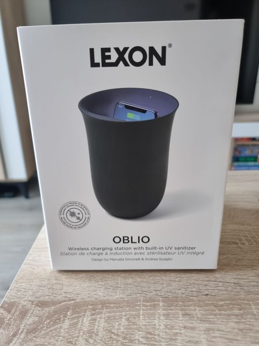Lexon Oblio 2 în 1 încărcător wireless cu funcție de dezinfectare