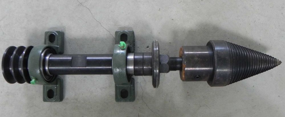 Ax circular si ax cu sfredel con masina de despicat crapat spart lemne