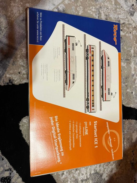 Tren electric ROCO Startset ICE H0 geoLINE in cutie