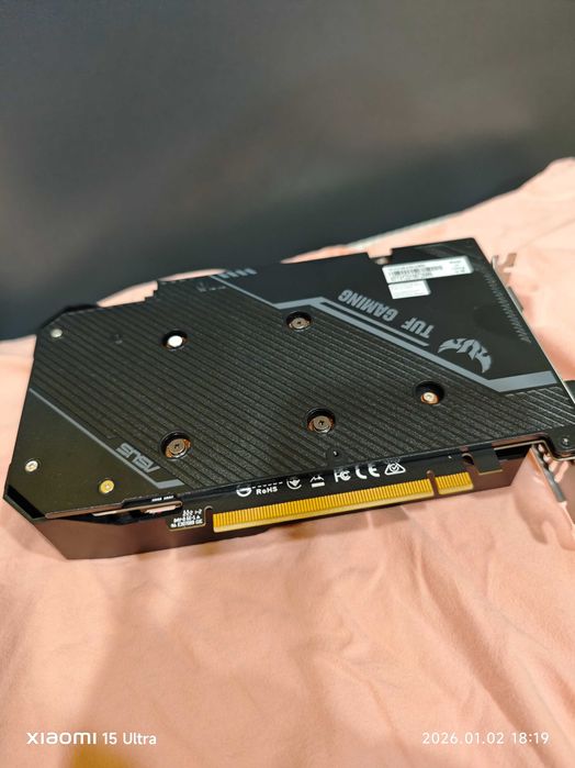 ASUS TUF GTX 1650 4GB GDDR6 - Перфектна, в гаранция!