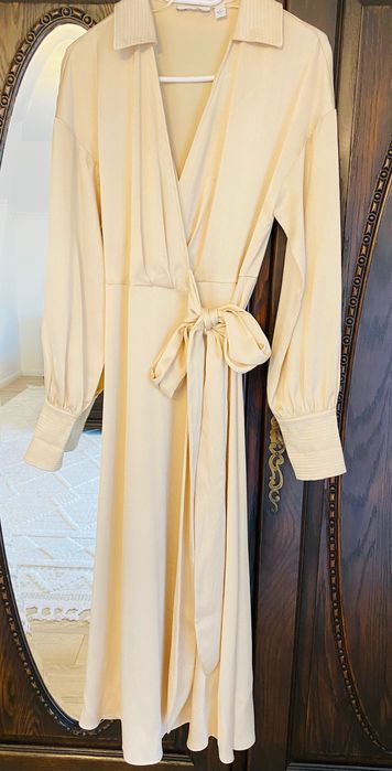 Rochie elegantă, guler cămașă, London Closet