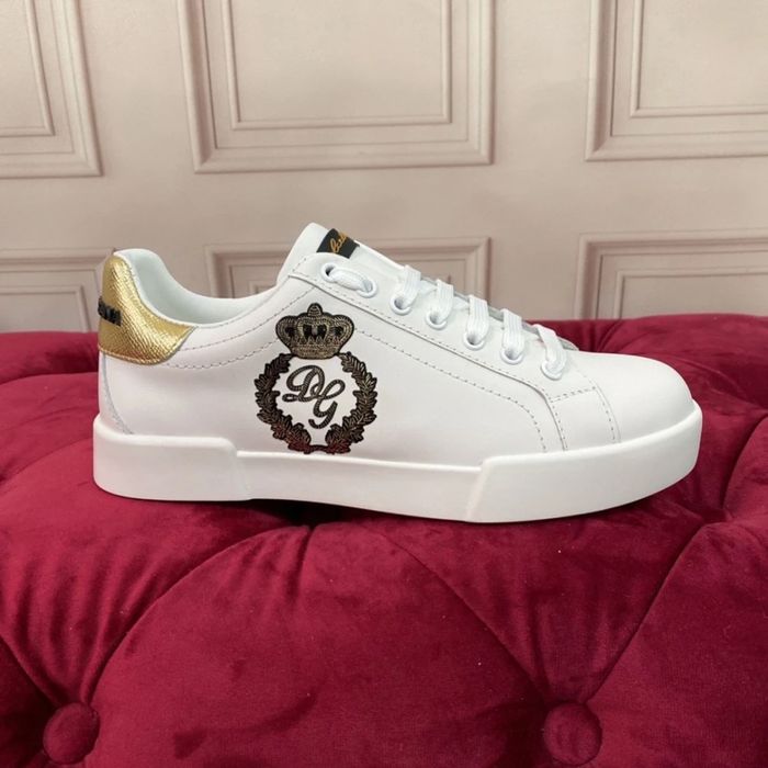 D&G Sneaker / Beige / White