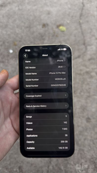 iPhone 12 Pro Max LL/A 256